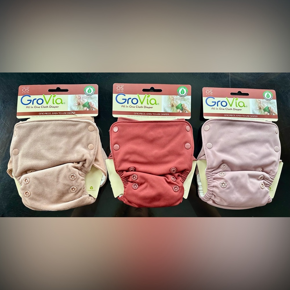 NWT Set of 3 GroVia Cloth Diapers